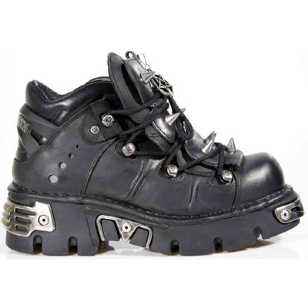 New Rock - M.110 ITALI NEGRO Baskets à plateforme - Noir